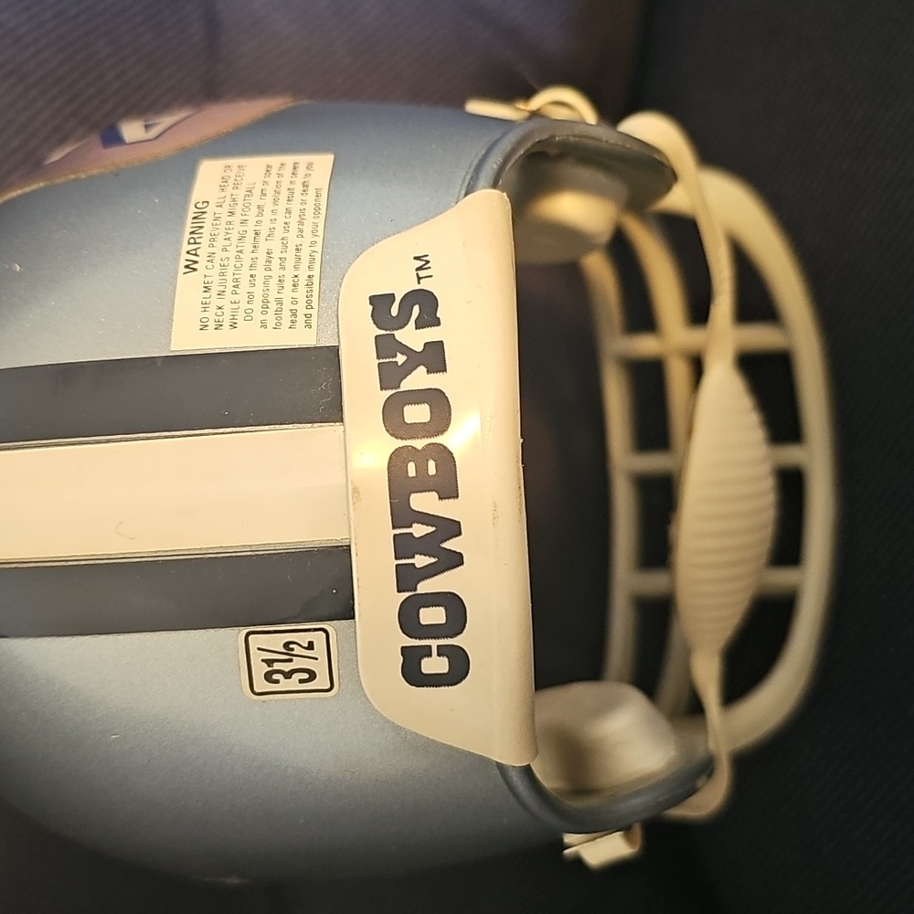 TROY AIKMAN DALLAS COWBOYS VINTAGE MINI HELMET - Picture 6 of 6